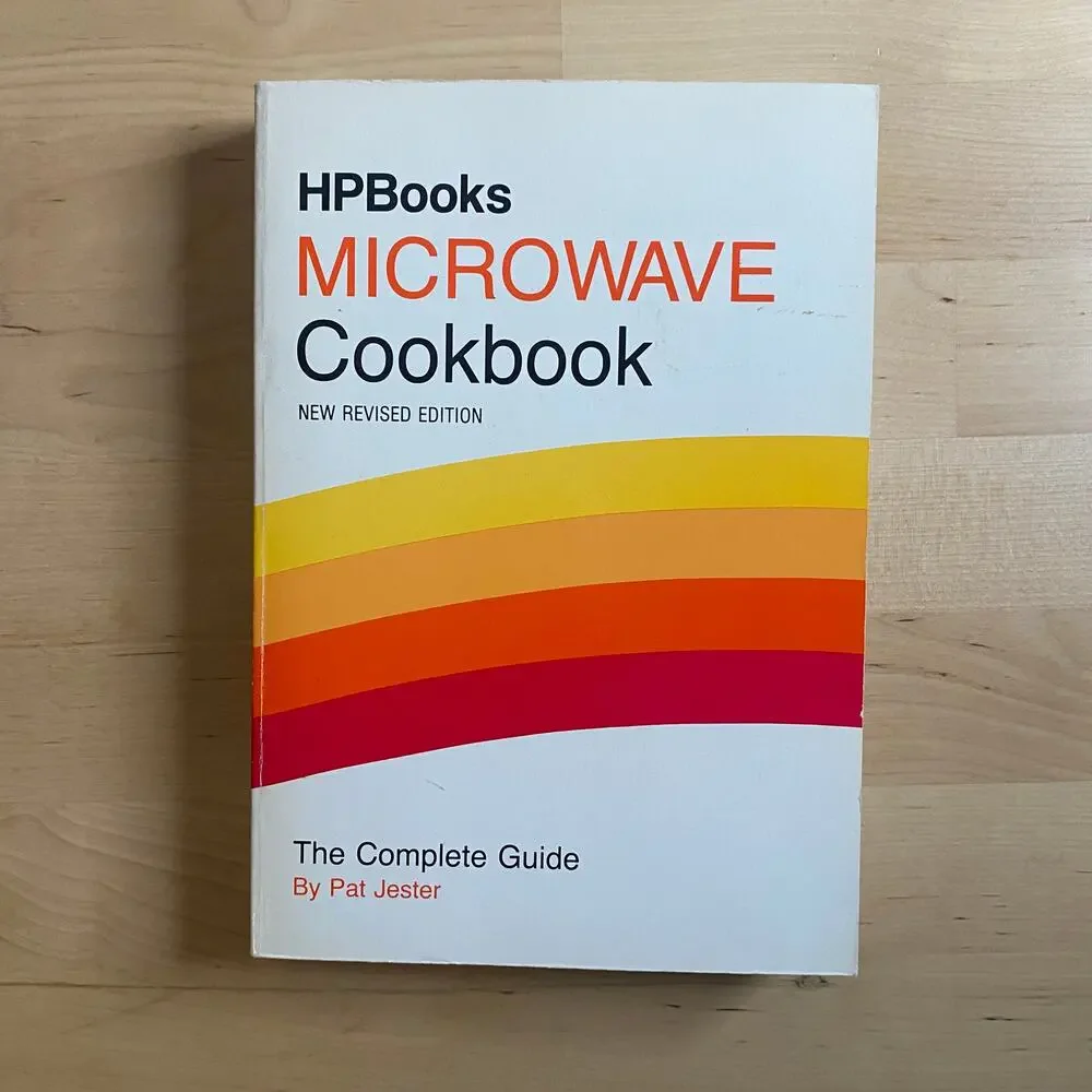 Vintage 1988 HP Books Microwave Cookbook The Complete Guide